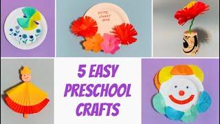 5 easy DIY preschool crafts to make with cupcake liner