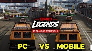 GRID Legends PC vs Mobile | Gameplay & Graphics Comparison