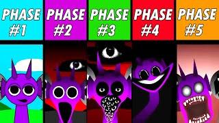 NEW Phase 1 VS Phase 2 VS Phase 3 VS Phase 4 VS Phase 5 in Incredibox Sprunki!