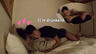 Gay couple prank, I tried seducing my drunk boyfriend! Feat. Osaka trip