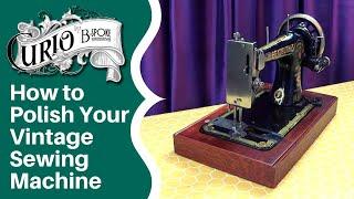 How to get a Showroom Shine on your Vintage Sewing Machine with Autoglym Super Resin Polish