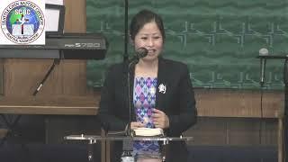 Pastor Dr. Siang Chin Tial, thawngtha chim at Seattle Chin Baptist Church, WA, USA.