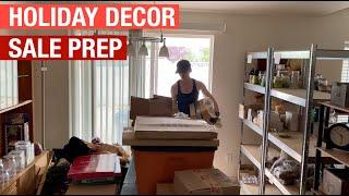 Day 60 - More Donations + Getting Ready for the Holiday Decor Sale | Hoarder House Clean Out Vlog