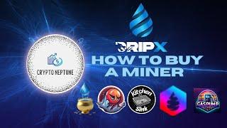 Drip Network: How to Buy DripX Miner.