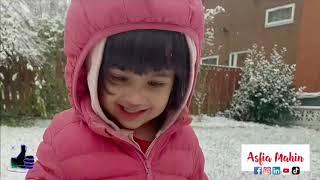 First Snow in Manchester 2021!| Snow Vlog| Asfia Mahin