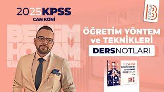 9) Öğretim Yöntem ve Teknikleri -Öğrenme Modelleri 5 (Proje -Problem Çözme -Aktif Öğrenme) -Can KÖNİ