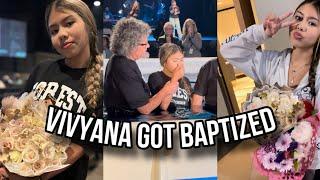 Vivyanas Got BAPTIZED AGAIN  *ON CAMERA*