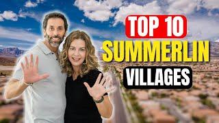 Top 10 Summerlin Villages in 2025