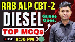 DIESEL MECHANIC TOP MCQs || ALP CBT-2 EXAM 2025 || RAILWAY TRADE GUESS QUESTION || BIKASH SIR