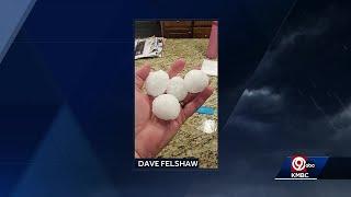 Kansas City dealing with hail damage after golf ball-sized hail hits the metro