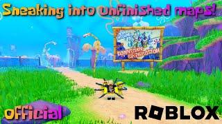 Sneaking into Unfinished Maps in SpongeBob Simulator! (Official SpongeBob Roblox Game!)