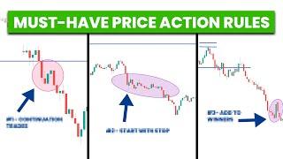 3 Price Action Rules Every Trader Must Know