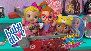 Back to School Shopping with Baby Alive dolls!️