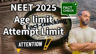 NEET 2025 Age limit and NEET 2025 Attempt limit | Explained in Tamil