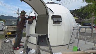 Process of Manufacturing Eco-Friendly Dome Houses.Korean Plastic Factory