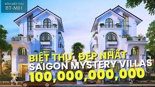 Bán Biệt Thự Thạnh Mỹ Lợi - 3 Mặt tiền Sông, view Công viên tại Saigon Mystery Villas, 100 tỷ