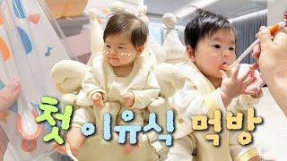 첫 이유식 먹방애 둘 엄마의 이유식템, 부엌 살림템, 주물, 스텐