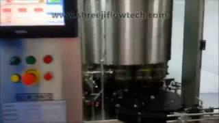 30x12 FLOW METER BASED ROTARY FILLING & ROPP CAPPING MACHINE - Shreeji Flowtech Systems