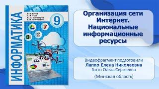 Тема 1. Организация сети Интернет. Национальные информационные ресурсы