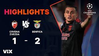 Crvena Zvezda vs. Benfica - Game Highlights | UEFA Champions League 2024/25 | ViX