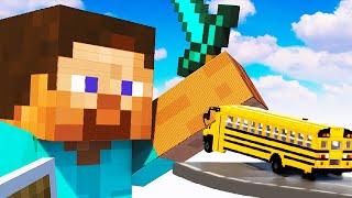 Cars vs Steve vs Creeper (Minecraft) Teardown