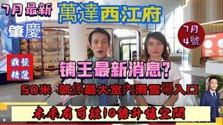 灣區樓市肇慶【萬達西江府】铺王最新消息？50米就係最大室內滑雪場入口？未來有可能10倍升值空間 【萬達西江府停工風波後】