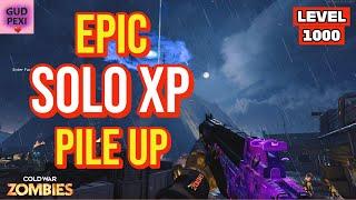 EPIC SOLO XP PILE UP GLITCH in COLD WAR ZOMBIES!