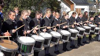 Long Peak Highland Festival Drum Fanfare by Gordonstoun Band Drum Corps at 2024 Braemar Gathering