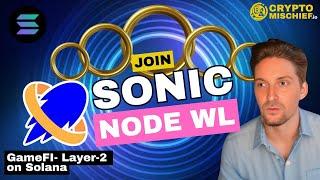 SONIC SVM | FIRST GAMING LAYER ON SOLANA | WL OPEN FOR SCC DAO