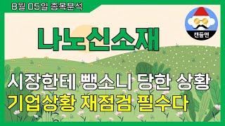 나노신소재 - 시장한테 뺑소니 당한 상황 ㅣ 기업상황 재점검 필수다