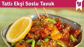 Tatlı Ekşi Soslu Tavuk Tarifi  Uzak Doğu Yemekleri #BenBunuYerim