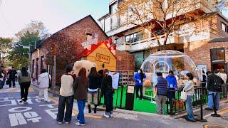 [4K] Walking around Seongsu Station in Seoul Forest Seoul, Korea - Hot Places, Cafe Street,