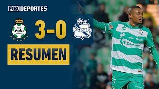  GOLEADA DE SANTOS | Santos 3-0 Puebla | HIGHLIGHTS | Jornada 4 | Liga MX 2024