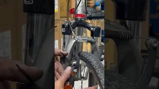 Easiest to adjust a v-brake #brakes #tutorial #bicycle