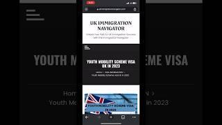 Youth mobilty visa Uk full blog #ukvisa #youthmobilityscheme #uk #immigration