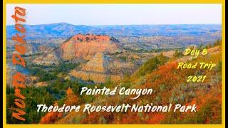 PAINTED CANYON AT THEODORE ROOSEVELT NATIONAL PARK | NORTH DAKOTA | MEDORA