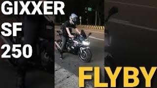 GIXXER SF 250 FLYBY | EXHAUST SOUND