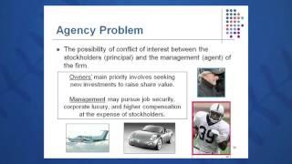 Session 01: Objective 4 - Agency Problem and Control of the Corporation (2016)