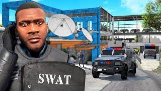 GTA 5 - Franklin's House is the NEW Swat Team HQ!