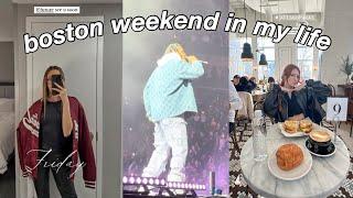 WEEKEND IN MY LIFE VLOG 2023: visiting boston, future concert, reuniting with taylor, newbury st