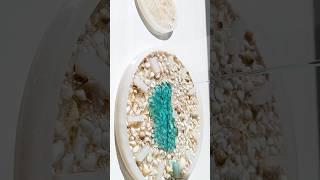 Resin art tutorial | How to make an EPOXY RESIN OCEAN clock