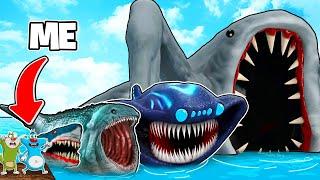 Roblox Camparing Every Sea Monster Size With Oggy And Jack