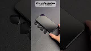 Enhance privacy with tempered glass film #privacy
