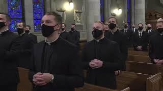 Seminarians Sing the Salve Regina