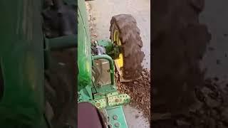 John Deere 5045 driving in four wheel drive