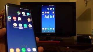 Samsung Galaxy S8: How to Cast / Stream the Screen to TV