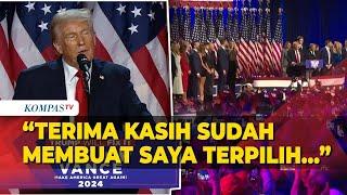 Pidato Donald Trump Usai Menang Pilpres AS 2024: Make America Great Again!