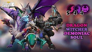 DRAGON WITCHER DEMON CARRY ROGUE GUARD AWAKENING HIS ABILITY !!! - Auto Chess Mobile