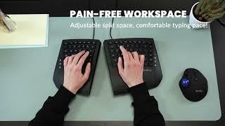 【PERIBOARD-524】 Wired Ergonomic Split Keyboard | Perixx