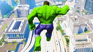 HULK Falling off Highest - GTA 5 MODS